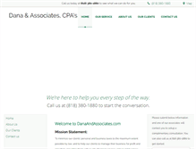 Tablet Screenshot of danaandassociates.com